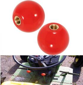 R161382 Bu-auto R50864 72358 50864 Red Gear Shift Lever Ball Knob Fits For John Deere Tractor