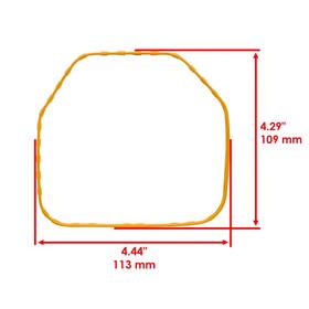 Cv23-75560 Caltric 2415330-s Valve Cover O-ring For Kohler Cv730-0006 Cv730-0005 Ch640-3013