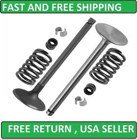 Ch1000-0014 Caltric 6201602-s Exhaust And Intake Valve Kit For Kohler Ch1000-0013 Command Pro Twin