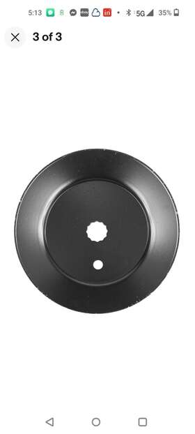 756-04216 Caltric Spindle Pulley 50 54in Deck For Troy Bilt Mustang Rzt 50/ Xp 75604216