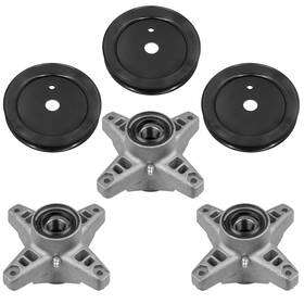 918-04426 Caltric 756-3096 50 Inch Deck Spindle And Pulley For Mtd Cub Cadet 19a40013 19b40013