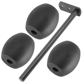 Pi304a1015hd Caltric Deck Wheel Anti Scalp With Roller Shaft For Scag Scz61v-31cv Scz61v-34k Scz61v-36bv