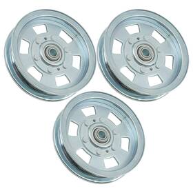 Py235a1005 Caltric Flat Idler Pulley For Bad Boy Mz Series 48 Inch 54 Deck Qty 3
