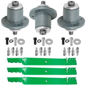 Mb326 Caltric Sd212 3 72 Inch Deck Spindle With Blade For Bad Boy Rogue 19-25 / Rebel 19-23 Revolt X 25