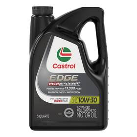 03129c Castrol Edge High Mileage 10w-30 Advanced Full Synthetic Motor Oil 5 Quarts