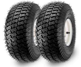 E2022000054 Cenipar 15x6.00-6 Inch Lawn Mower Tire And Wheel With 3/4 Iron Bushing 3 Offset Hub 4 Ply