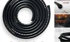 Aymk104 Chaoli 1/4 Inch Id Fuel Line Hose Reinforced 6 Feet With 10 Clamps Nbr
