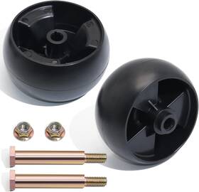 Rlx-w0148-2 Cheemuii 734-04155 Mower Deck Wheels Kit 2 Pack 5 Inch 5inch-2pcs Black-2