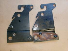 136939 Craftsman Gt Riding Mower Front Frame Deck Suspension Plates Brackets