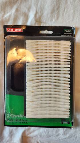 71-33926 Craftsman Air Filter 7133926 Fits Tractors With I/c Or Intek V-twin 18