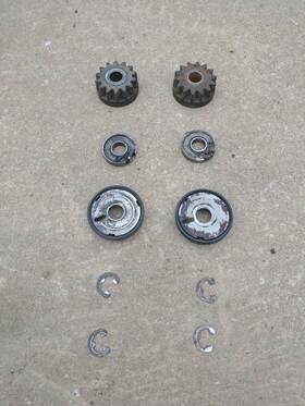 917.378941 Craftsman Drive Pinion Gears C Clip And Washers Assembly A Pair