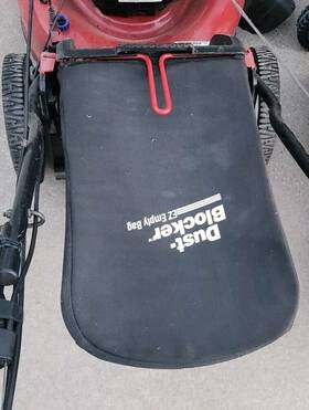 Gsg-580947303 Craftsman Dust Blocker Ez Empty Mower Bag Grass Catcher With Frame