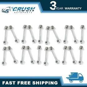 14m7397 Crush-autoparts 19m7834 20pcs Auger Shear Bolt And Lock Nut Kit Fit John Deere Equipment