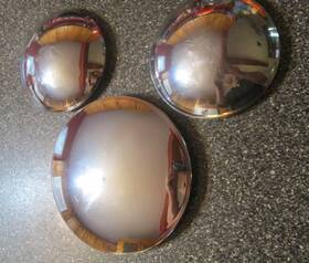 135-178 Cub Cadet Lawn Tractor Chrome Hub Caps Allis Chalmers Deere Good Clips 6ftft And 8 Inch