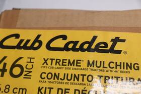 19a30047100 Cub Cadet Mulching Kit With Blades 46 Inch - Dirty