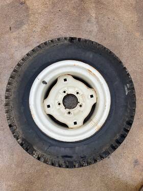 734-3004 Cub Cadet Oem 1000 Lawn Tractor Mower Rear Wheel Rim And Tire 23x8.50-12