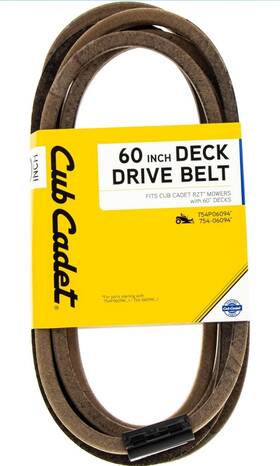754p06094 Cub Cadet Deck Drive Belt Ultima Zt2 Zt3 Ztx4 Ztx5 Ztx6 60 Inch Mowers