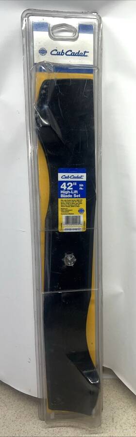 942-04217 Cub Cadet #942-04217 Brand Nip 42 Inch High Lift Blade Set Free Shipping