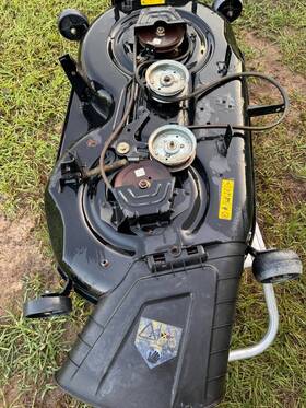 983-05078a-0637 Cub Cadet 46 Inch Complete Mower Black Powder Deck Xt1 Xt2 Lx46 Lt46