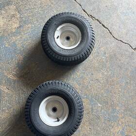 Lt1554 Cub Cadet Mower Front Turf Tires/wheels Size 15x6.00-6 Mtd Troy Bilt