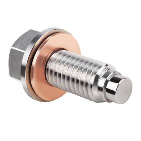 Dfl-021 Deefill M12 X 1.75 Magnetic Oil Drain Plug Stainless Steel Sump Nut Bolt With