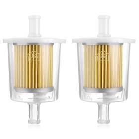 Tj-c-067 Deflife 765053643665 High Performance Inline Gas Fuel Filters 3/8 Inch - 2 Pack