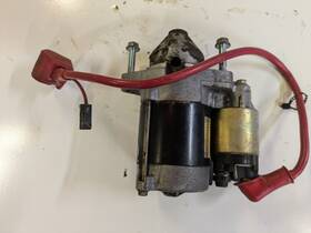 21163-2073 Denso Used Electric Starter Motor And Solenoid Kawasaki Fc420v Gas Engine John Deere