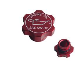 De-8486r Dewhel Aluminum Engine Oil Filler Cap Red Compatible With Gm 1992-2018 Ref Number Fc