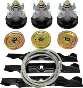 Distribution 726084283794 Blade Spindle Belt Idler Deck Rebuild Kit For 50 Inch Cub Cadet Rzt 942
