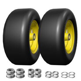 Zq4005pu Dongxw 11x4.00-5 Flat Free Lawn Mower Tires Universal Fit Lawnmower Tire And Wheel