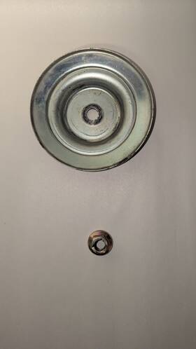 151711 Dr Power Spindle Pulley With Nut From 42 Inch Mower Deck Gc Free Shipping