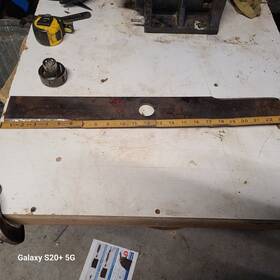 W632a Dr Heavy Duty 24 Inch Weed Field Brush Mower Cutterblade Knife W632 1/4 Thick