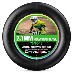 Dr-em-70 Drivexpwr-01 Dr-em-70/90-16-2mm Motorcycle Heavy Duty Inner Tube Replacement - Inch 2mm Thick Tire 70/90-16