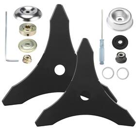 Eapele 731034757201 Brush Cutter Blade Weed Wacker Replacement Carbide Steel With Adapter