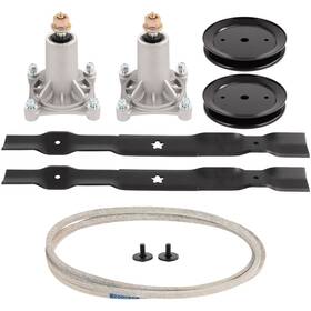 Eccpp E18301cp690s 42 Inch Deck Spindle Blade Belt Kit For Husqvarna Lth1842 Lth2142 Ts242 Ts243