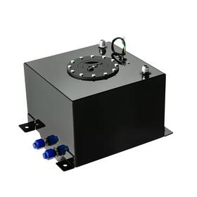 Ev01877s1 Evil Energy 5 Gallon Fuel Cell Gas Tank Aluminum With Level Sender Black Street Drift