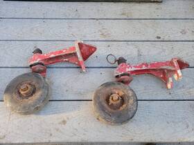 103-1891-01 Exmark Old Style 36 Inch Walk Behind Mower Front Caster Wheel Set Assembly 6