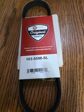 103-5598-sl Exmark V Belt Lazer Z Xp 60 72-inch Decks 103-1297 103-5598