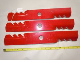 116-5177 Exmark Ex Mark 3 Pack No. 116 5177 Mower Blades 15/16 Inch Drive Hole