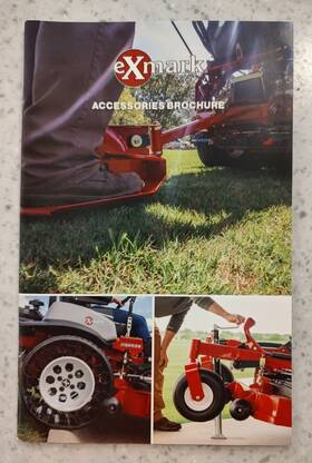 142-4207 Exmark - Accessories Brochure Zero Turn And Walk Behind
