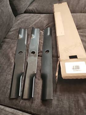 1759055s Ferris Blade Set 48 Inch Deck 16.50 Od Zero Turn Oem Genuine Usa Made