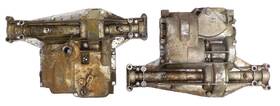 4360-16 Foote 5 Speed Transaxle Housing Upper 3865 And Lower 3864-b Lot 482