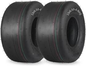 Gi-dtl13x6506 Gicool 2 Pack 13x6.50-6 Tubeless Lawn Mower Tire 13x6.5-6 Riding Smooth