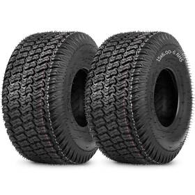 Gi-dtl15x6006 Gicool 2 Pack 15x6.006 Lawn Mower Tubeless Tire 15x66 Garden Tractor Lawnmow