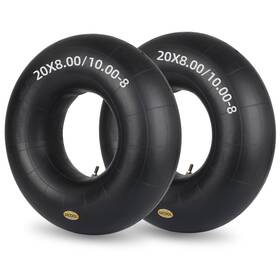 Jy-in10008-tr4 Gicool 20x8.008 20x10.008 Inner Tubes 2 Pack With Tr4 Valve Stem Heavyduty