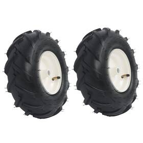 Gt7676760 Globalmart-top 13x5.00-6 Inch Rubber Tire And Wheel 2pack 3/4 Axle Size Fit For Lawn Mower