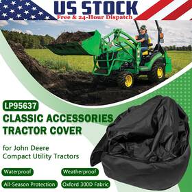 Lp95637 Gm-motor Waterproof Tractor Cover For John Deere 2320 2520 2720 3120 3320 3520