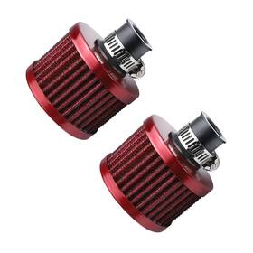 Hbx Hb-401-afvc 2pcs 12mm Universal Air Filter Valve Cover Breather Cold Intake And Crankcase