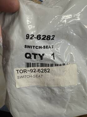 92-6282 Hd Switch 893579968620 Genuine Toro - Oem New Sealed Fits Stand-on Aerators And Mowers