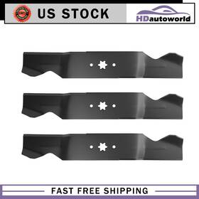 H0517572732ld Hdautoworld 942-0677 942-0677a 3 Mower Blades For Mtd Cub Cadet 742-0677 742-0677a 742-0677b